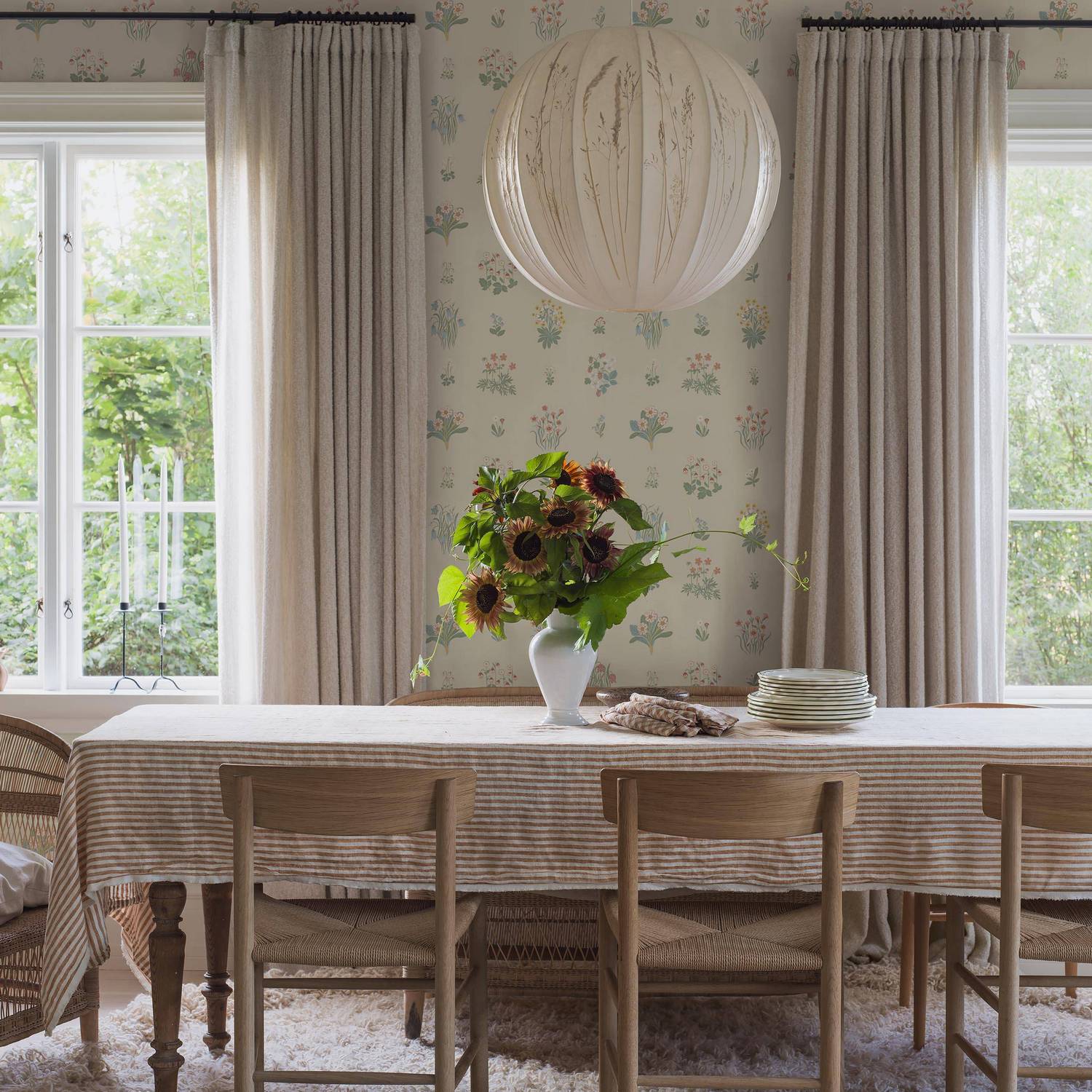 Tapet Boråstapeter Ängsflora 6951