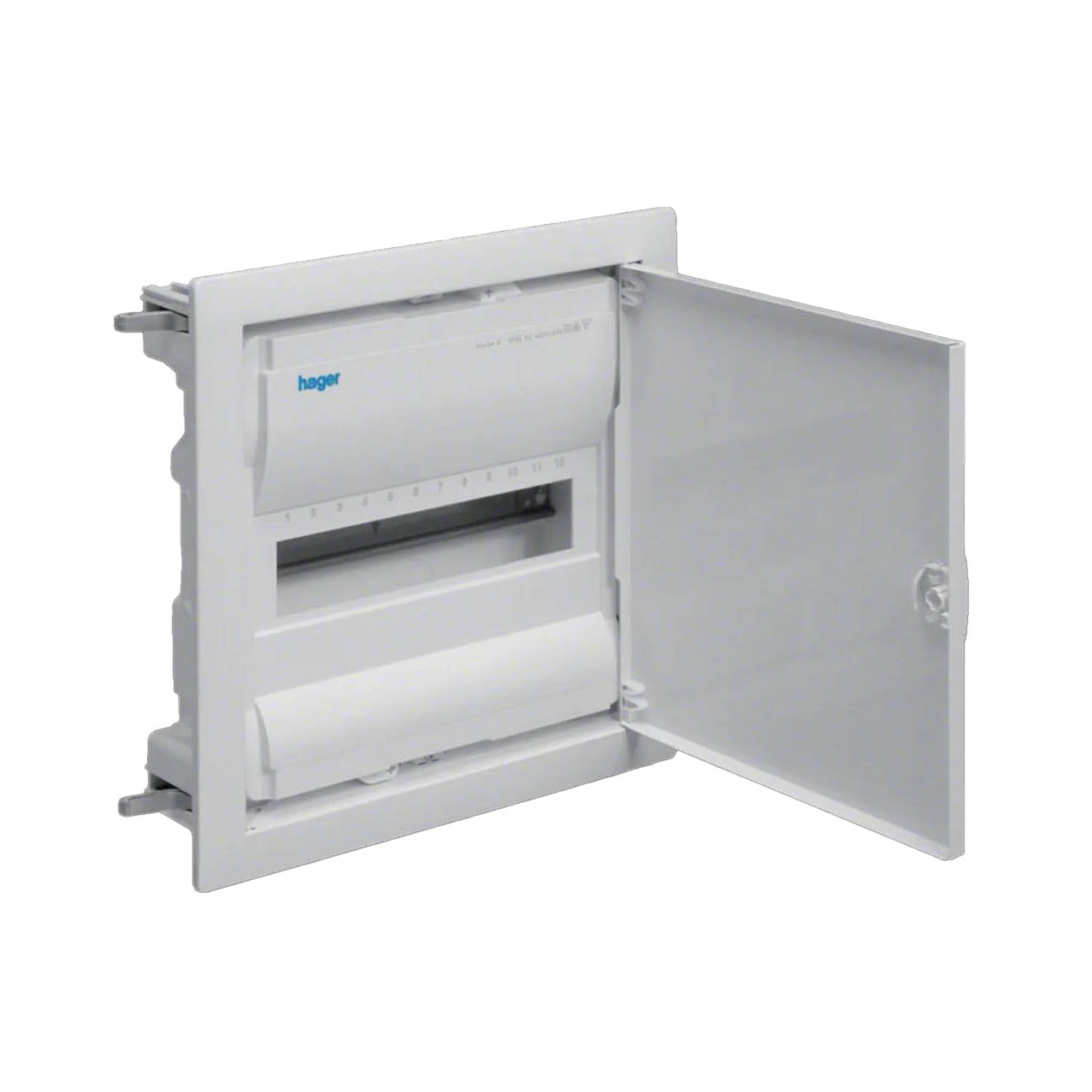 Plastkapsling Hager Volta för Infällnad i Gipsvägg