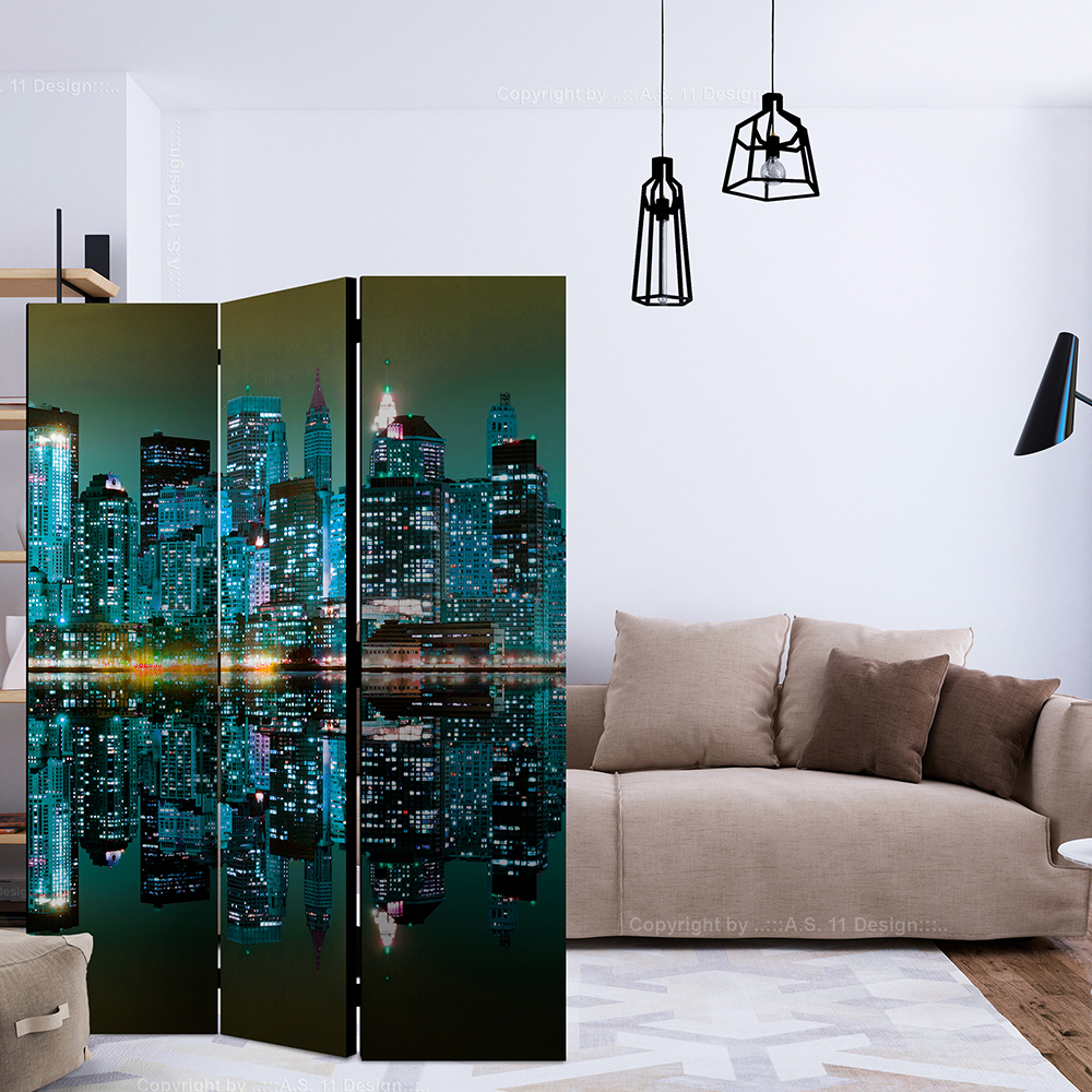 Rumsavdelare Arkiio Gold Reflections NYC 135x172 cm
