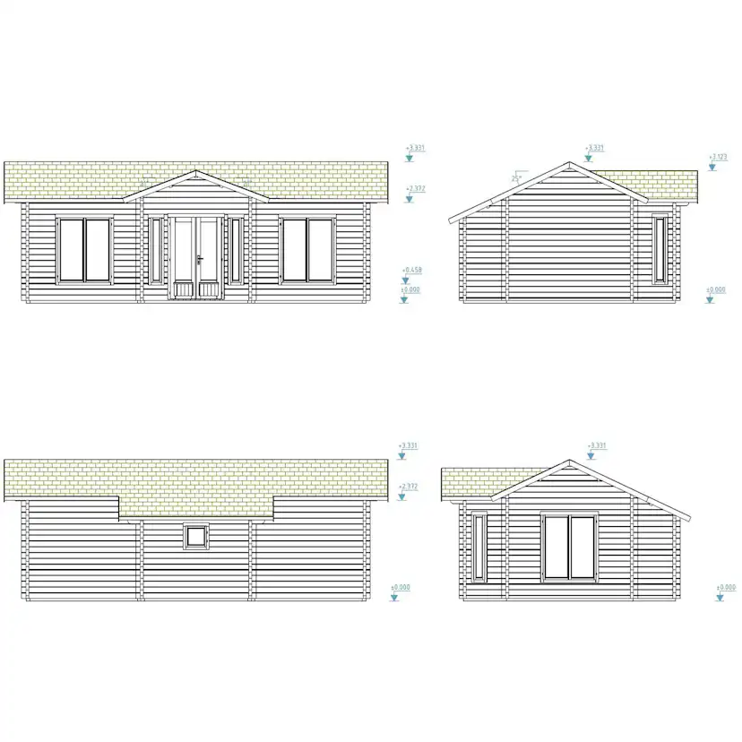 Stuga Palmako Anna 29,2 m2