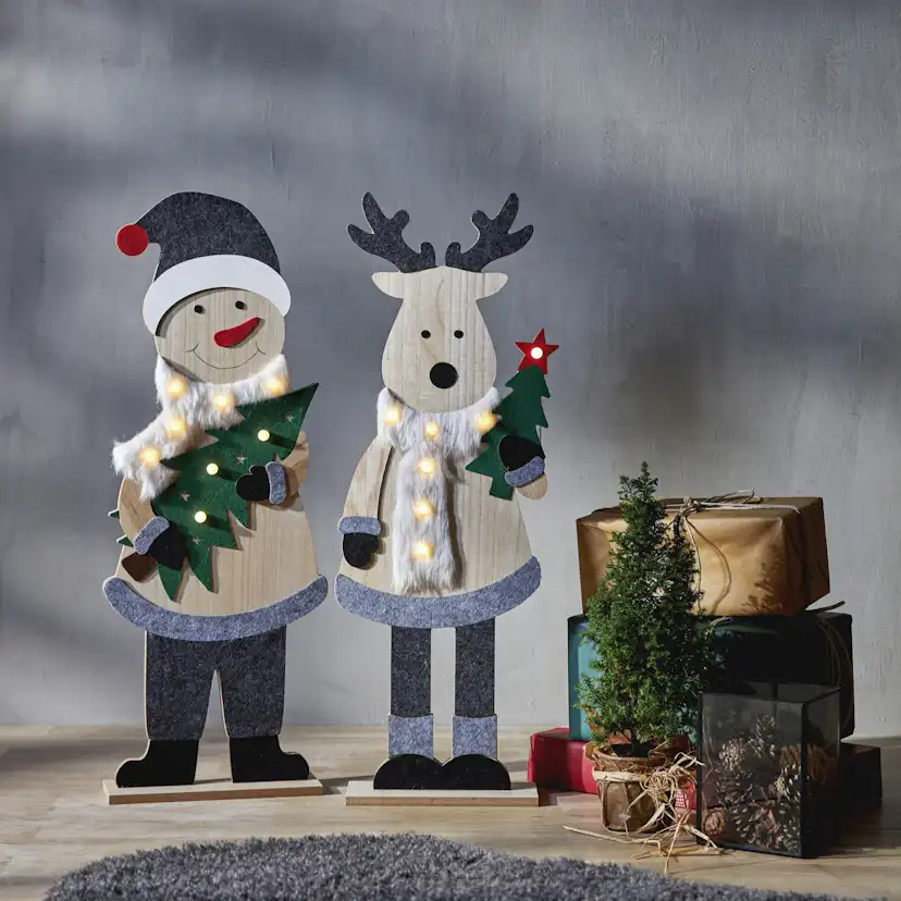 Inomhusdekoration Star Trading Billy Snögubbe 80 cm