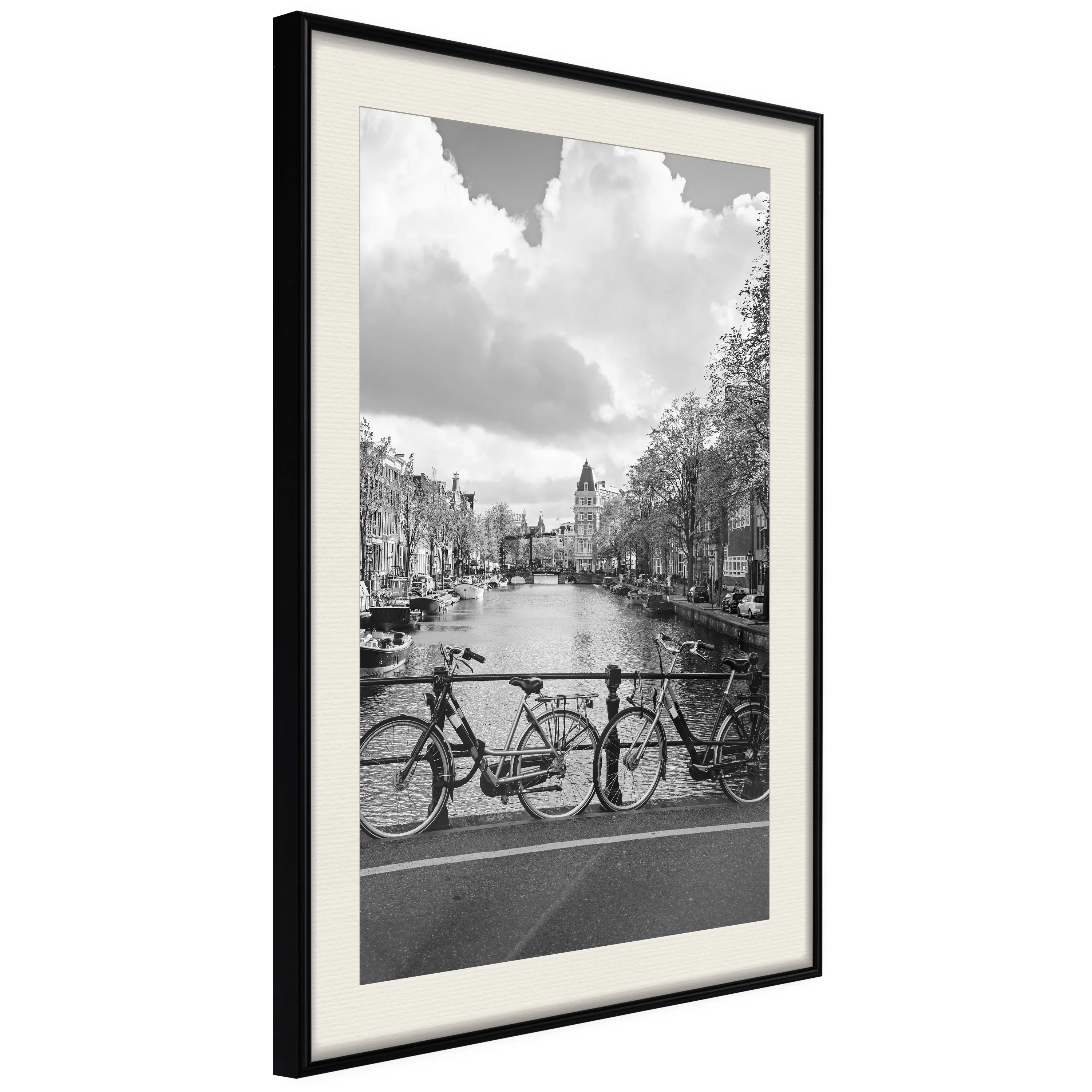 Poster Artgeist Affisch Bikes On Bridge