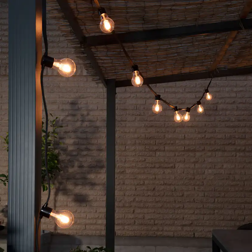 Ljusslinga Gnosjö Konstsmide Amber M-form Utbytbar LED 4,5 m