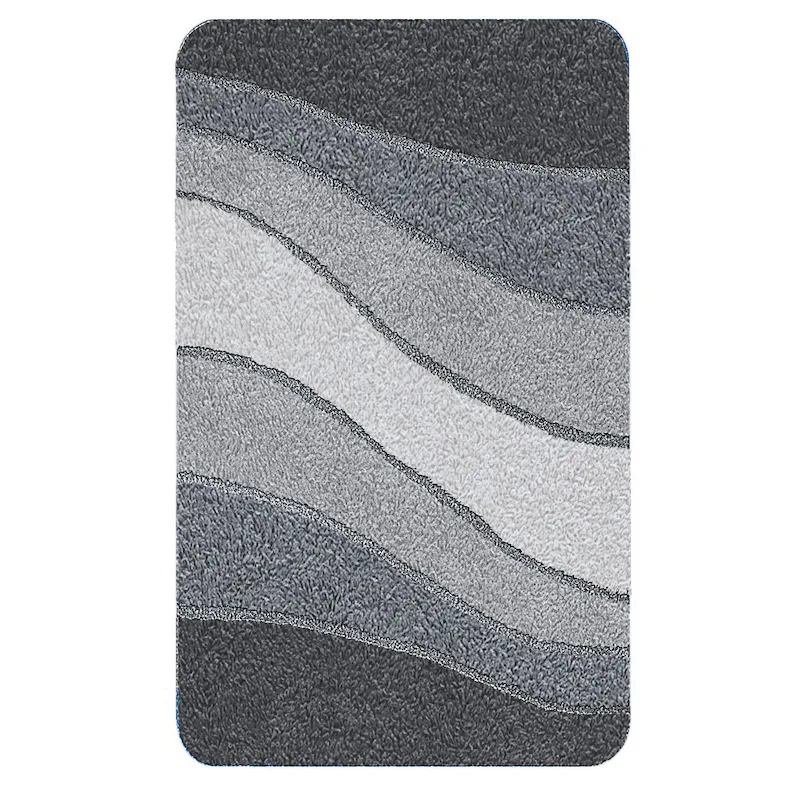 Badrumsmatta Ocean schiefer 55x65 cm Grå, 550x650 mm