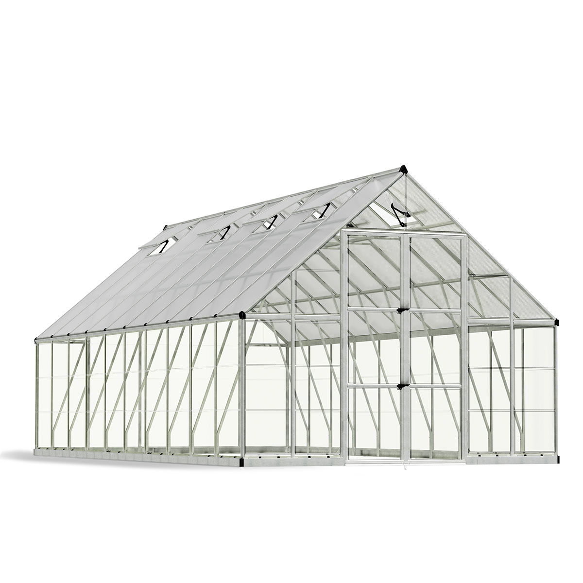 Växthus Canopia by Palram Balance 17,9 m² Silver