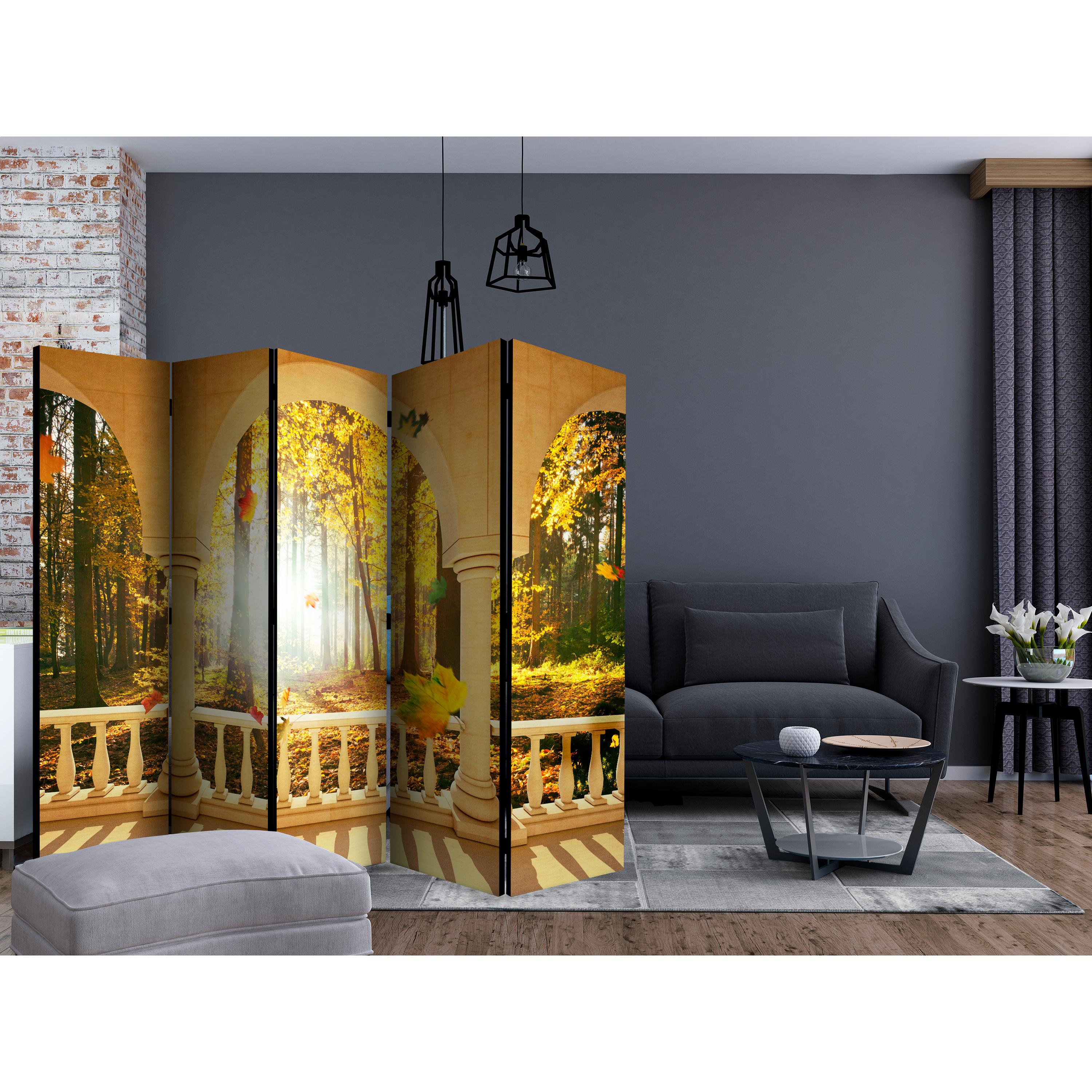 Rumsavdelare Arkiio Dream about Autumnal Forest II 225x172 cm