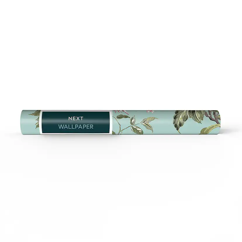 Tapet NEXT Birds & Blooms Duck Egg