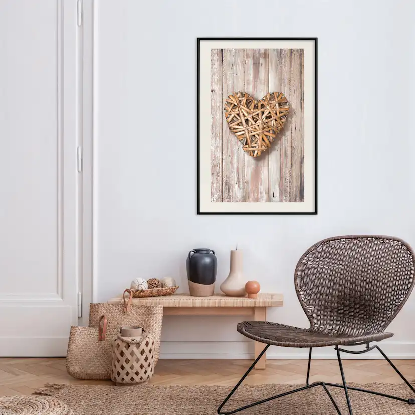 Poster Artgeist Affisch Hot Heart