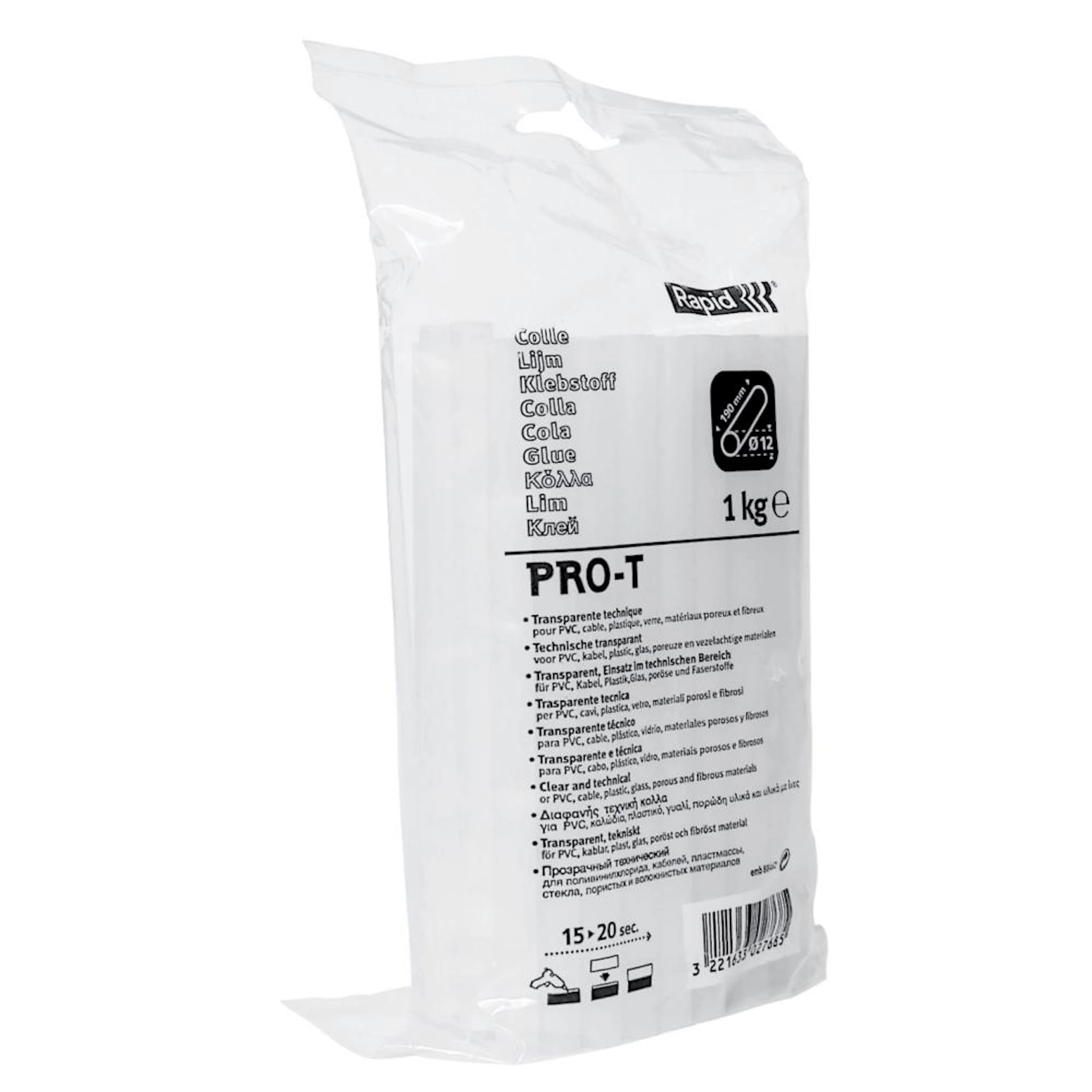 Lim 1kg Pro-t 12mmx190mm Rapid