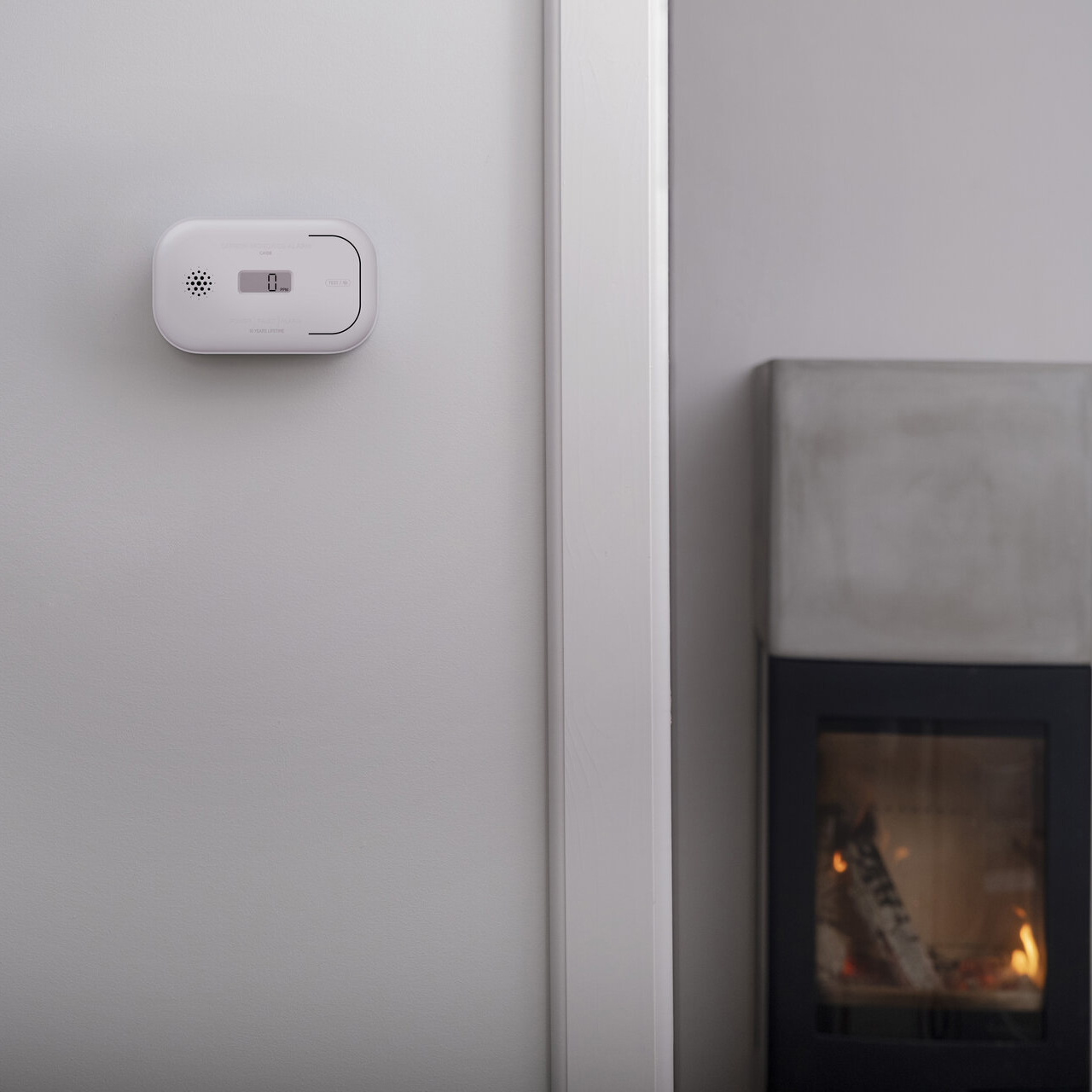 Kolmonoxidlarm Housegard LCD-Display inkl. 3-årsbatteri