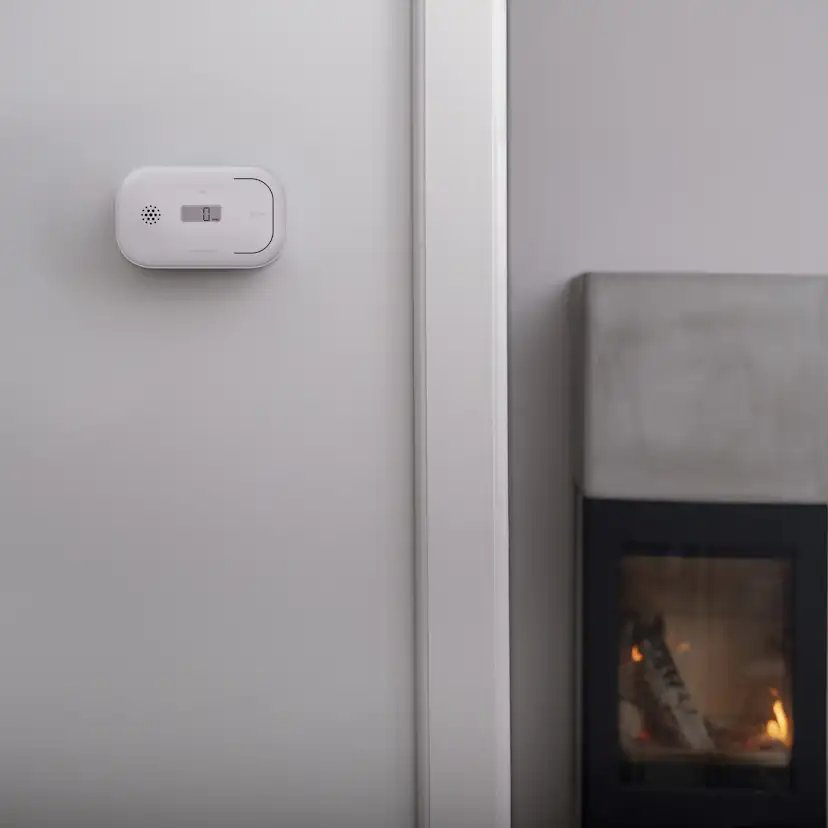 Kolmonoxidlarm Housegard LCD-Display inkl. 3-årsbatteri