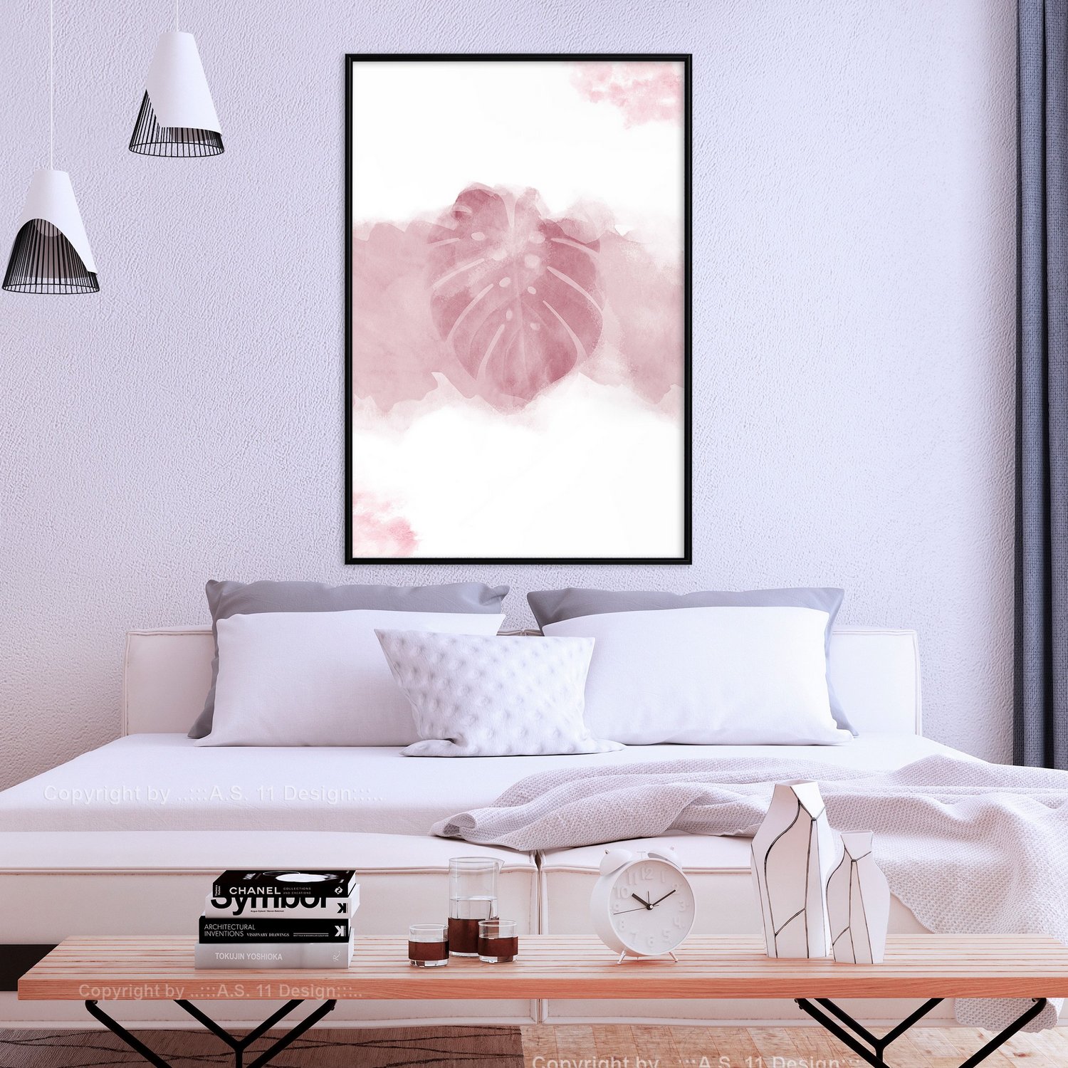 Affisch - Tropical Fog [Poster] 20x30 Svart ram, 20x30 cm
