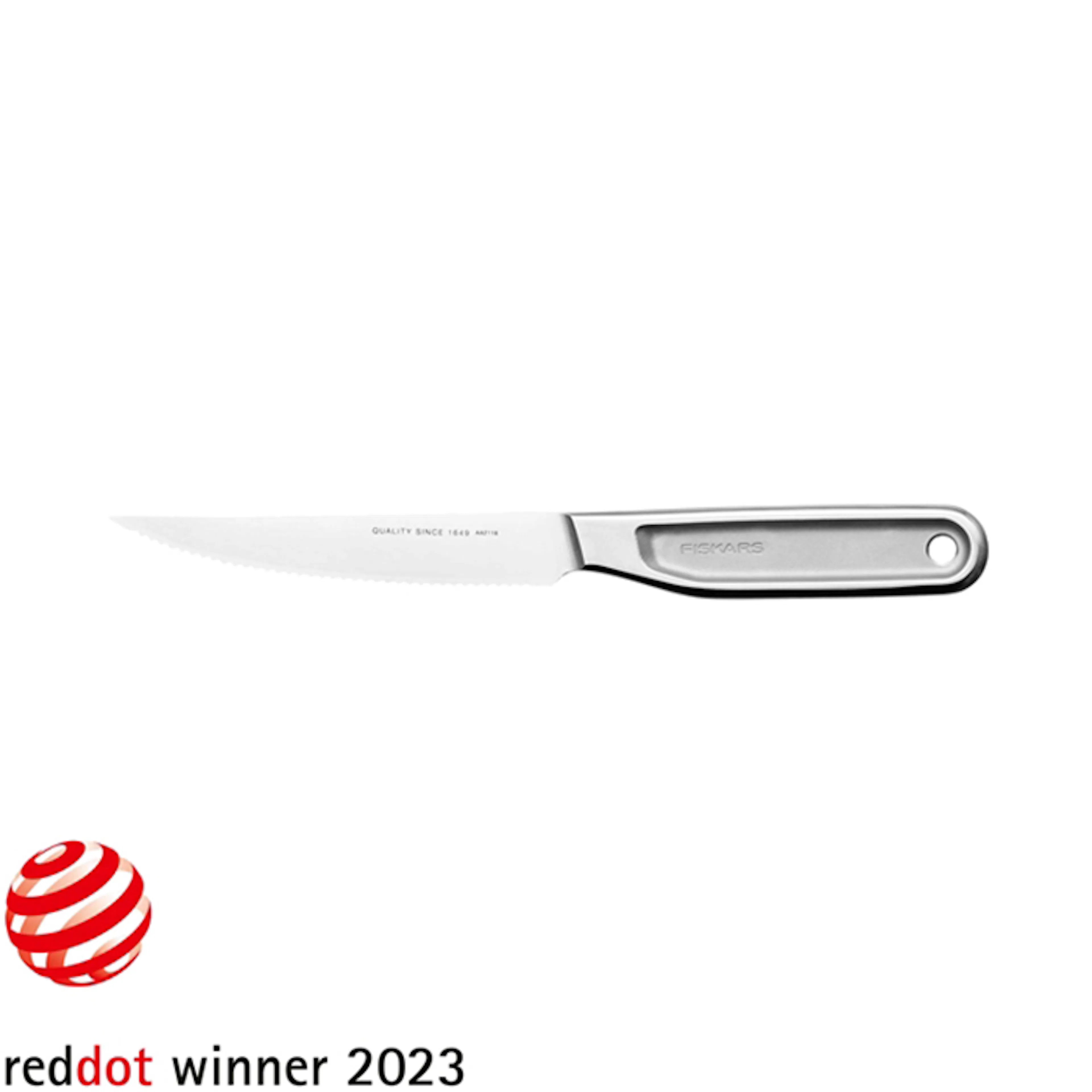 Tomatkniv Fiskars All Steel 12 cm Med Vågtandat Blad