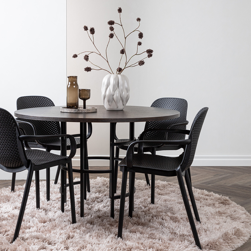 Matgrupp Venture Home Copenhagen med 4 Baltimore Stolar