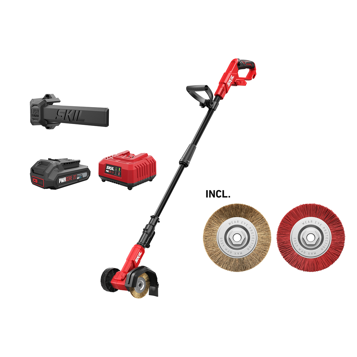 Ogräsborste SKIL 0661 AA Kolborstfri Batteridriven