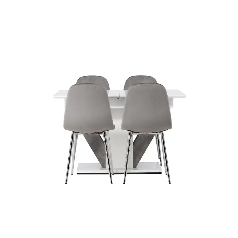 Matgrupp Venture Home Disa med 4 Eva Stolar