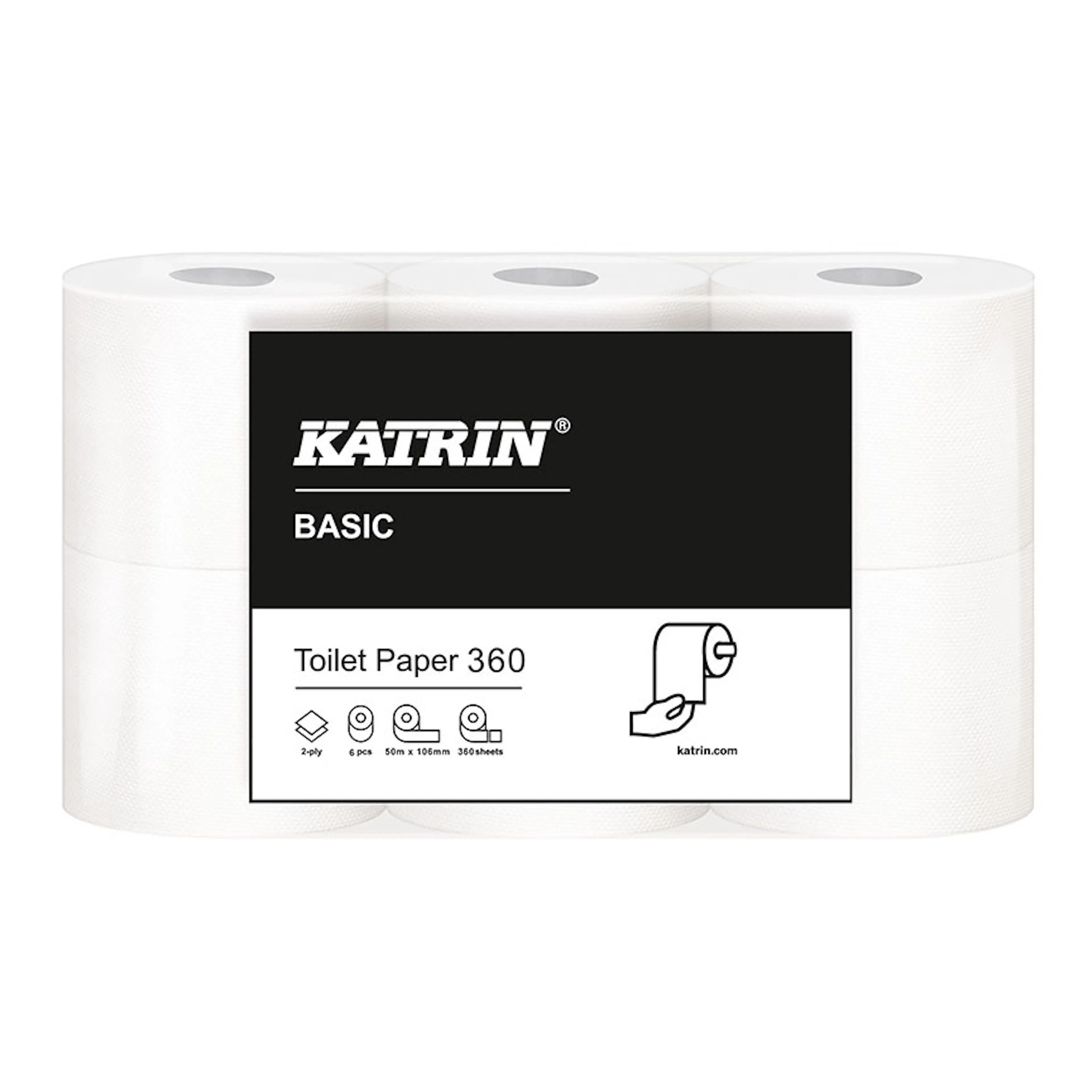 Toalettpapper Katrin Basic 6-pack