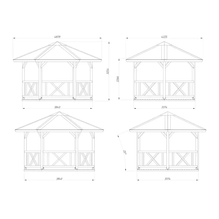 Betty 9,9 m2 PNT9016W5 Vit