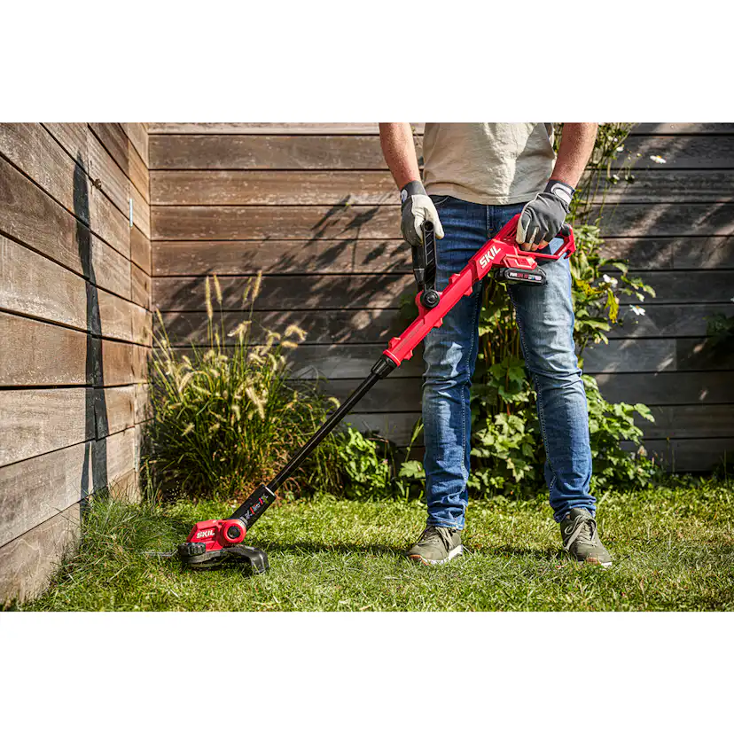 Grästrimmer SKIL 0231 AA Kolborstfri Batteridriven