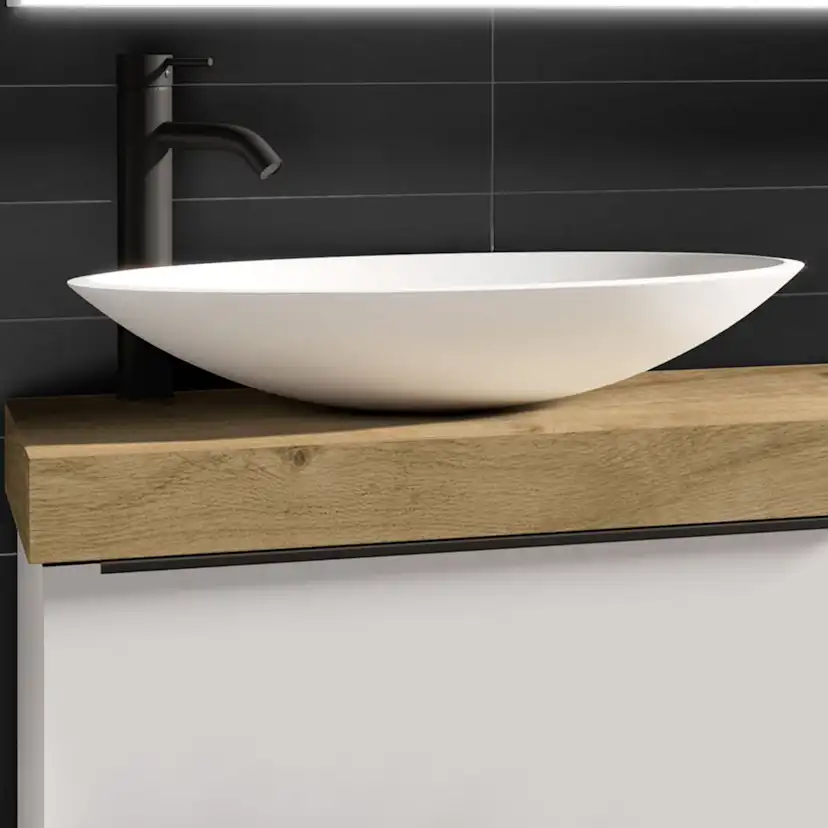 Tvättställ Tenfors Solid Surface Oval