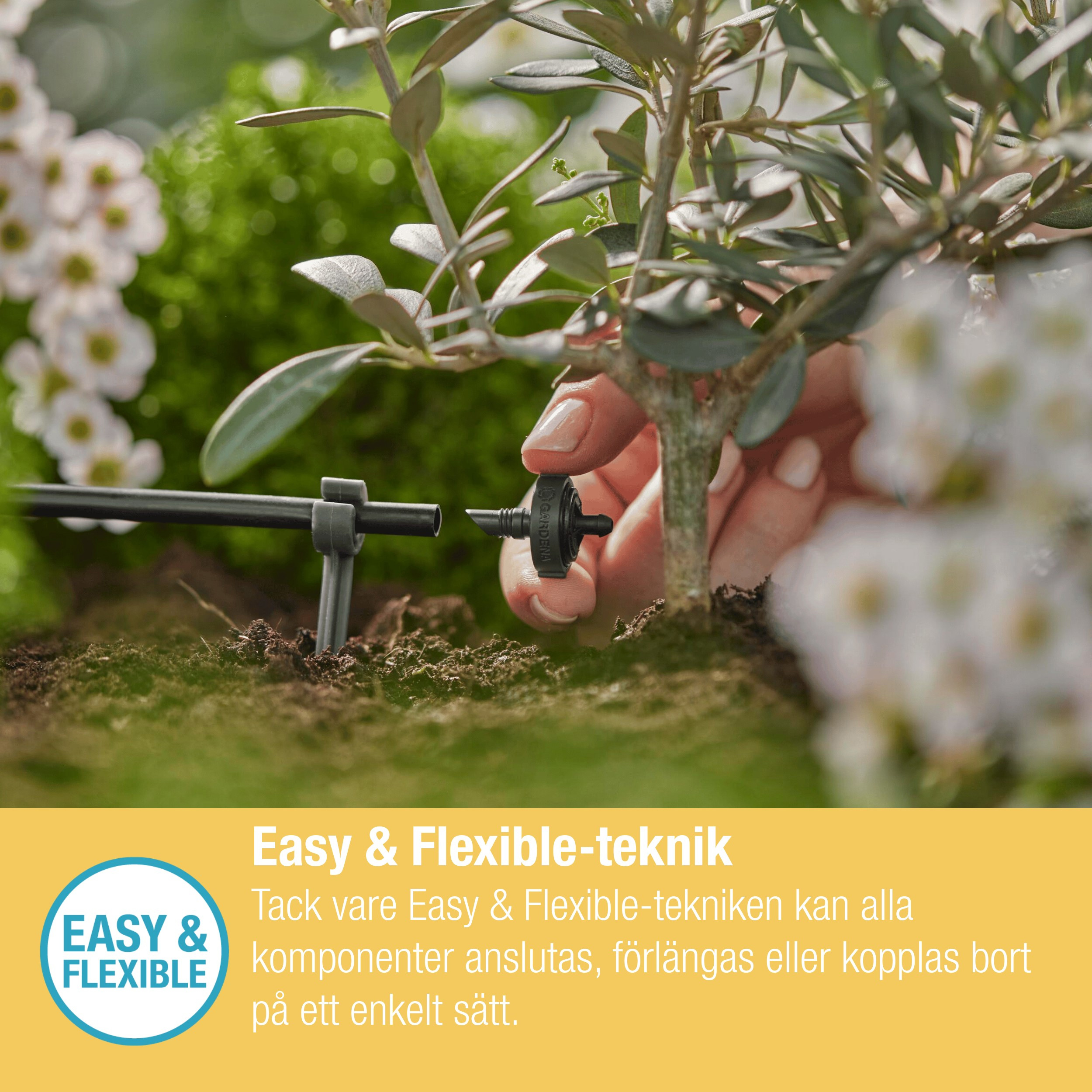 Droppspridare Gardena Micro-Drip 2 l/h Tryckregelrande