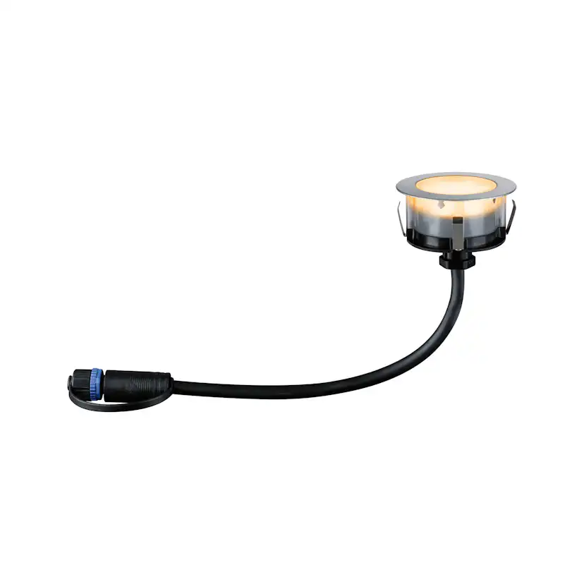 LED Infälld Markbelysning Paulmann Plug & Shine Floor Eco IP67 24V 3-pack med Kabel & Transformator