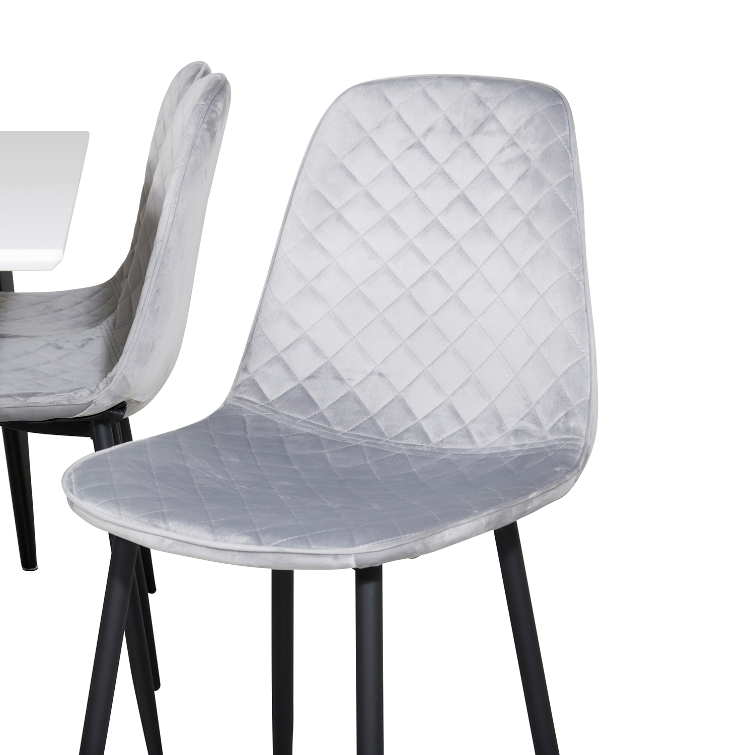 Matgrupp Venture Home Pobbie med 6 Phoi Stolar Sammet