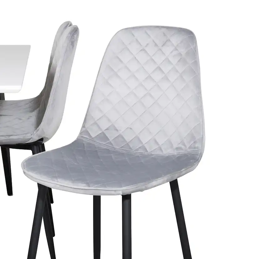 Matgrupp Venture Home Pobbie med 6 Phoi Stolar Sammet