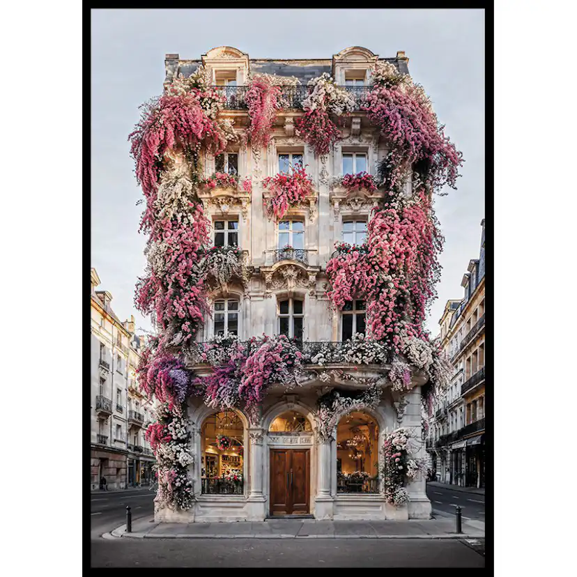 Poster Gallerix Facade In Bloom