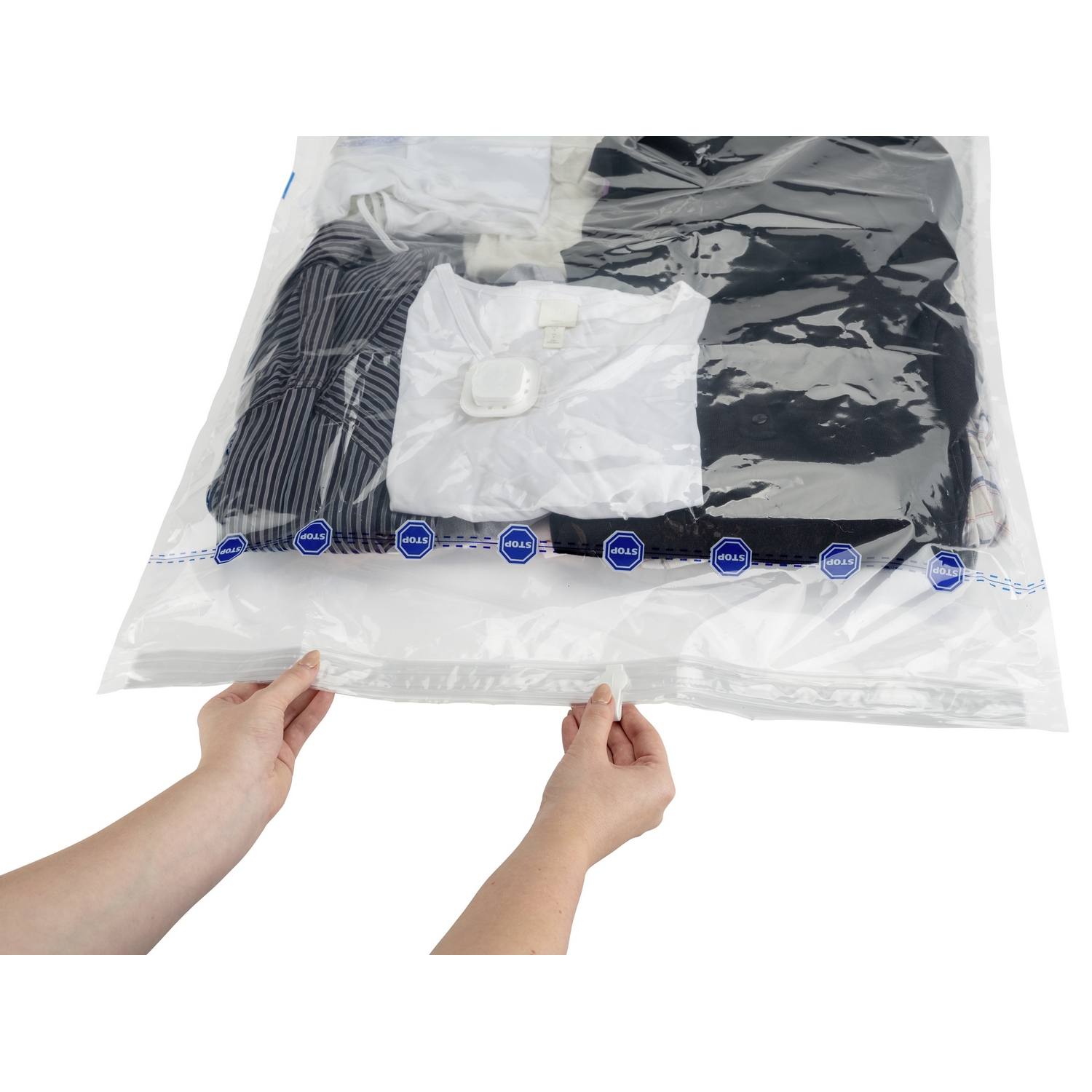 Vakuumpåse WENKO Vakuum Platsbesparande Klädförvaring för Upphängning 70x105 cm