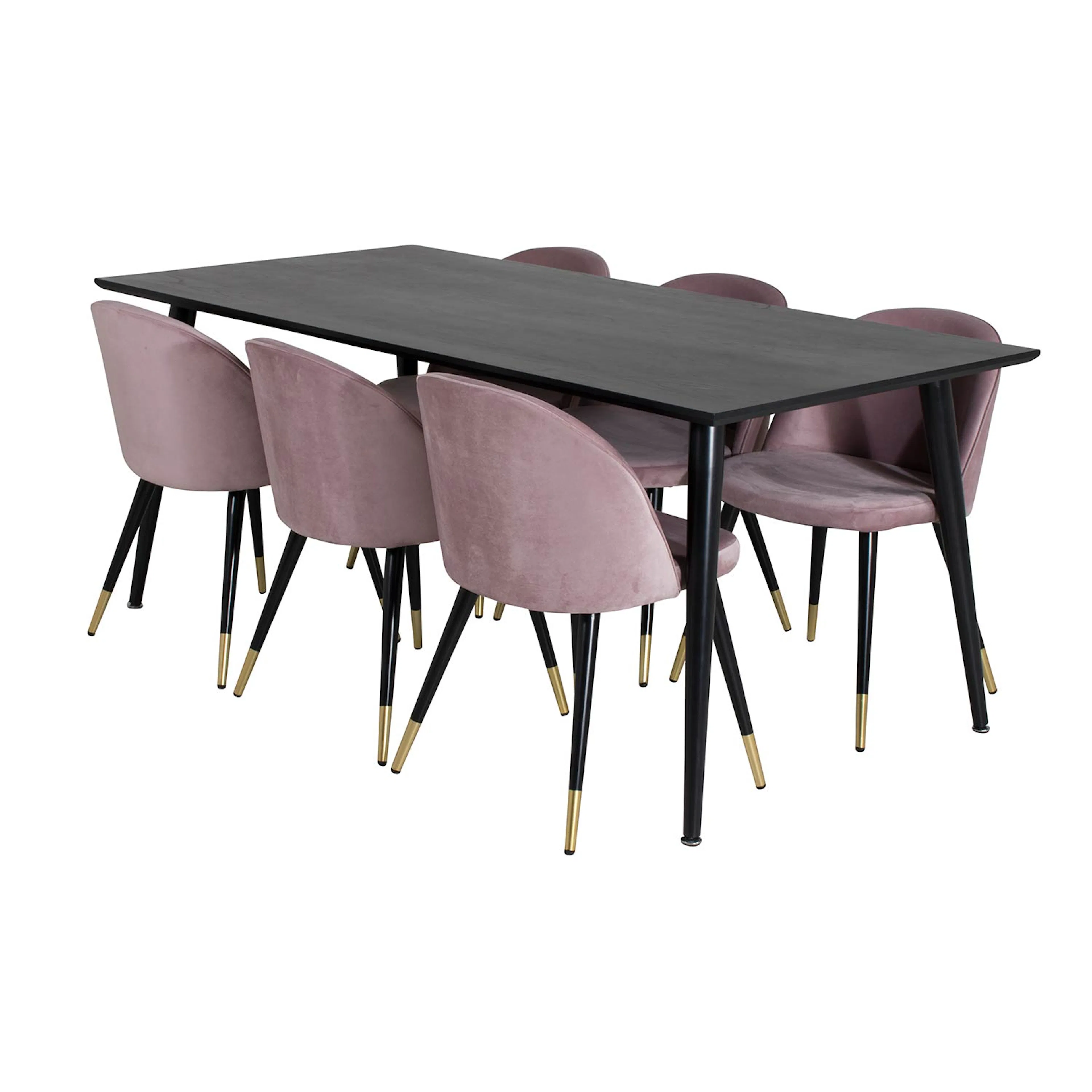 Svart/Rosa/Mässing