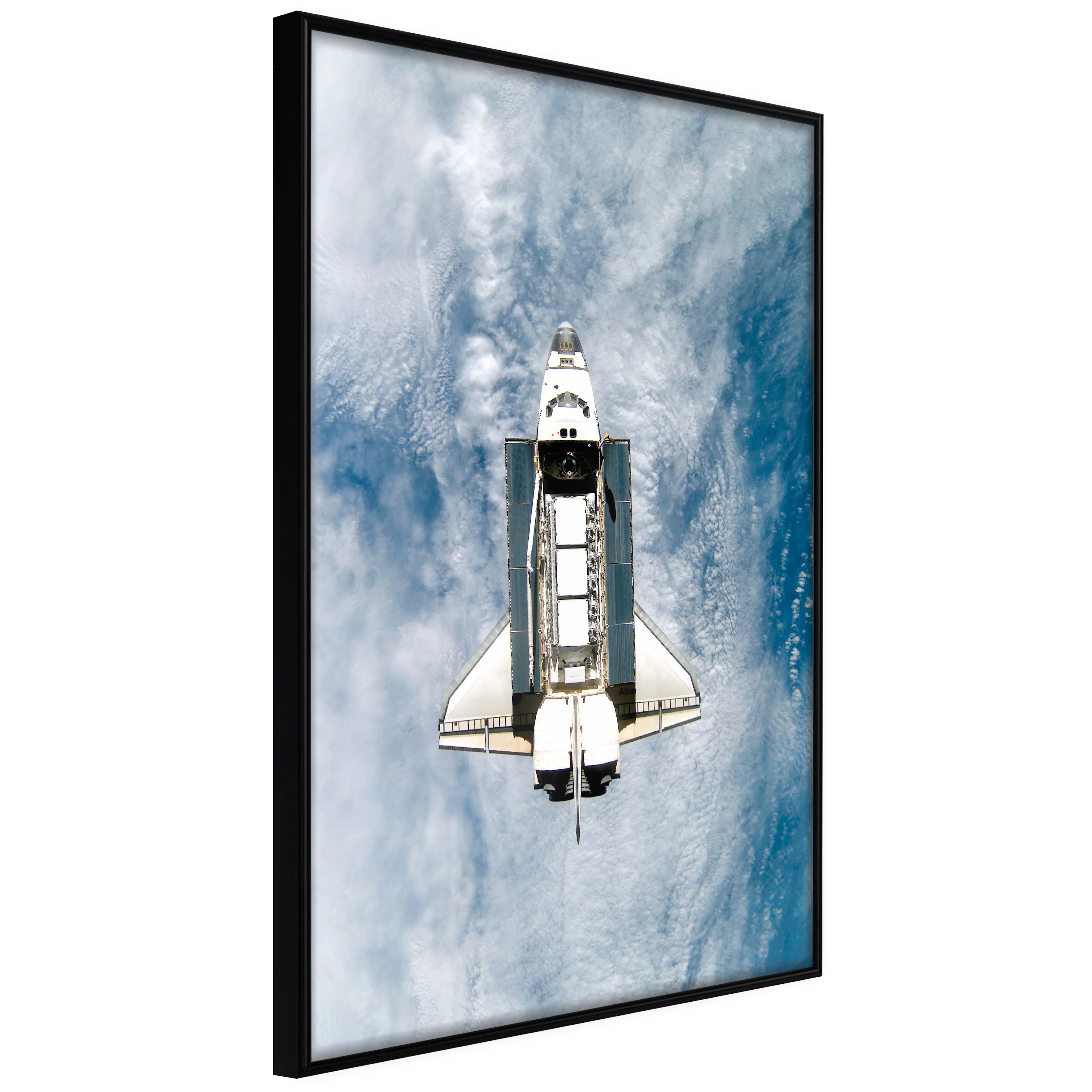 Affisch - Space Shuttle [Poster] 40x60 Svart ram, 40x60 cm