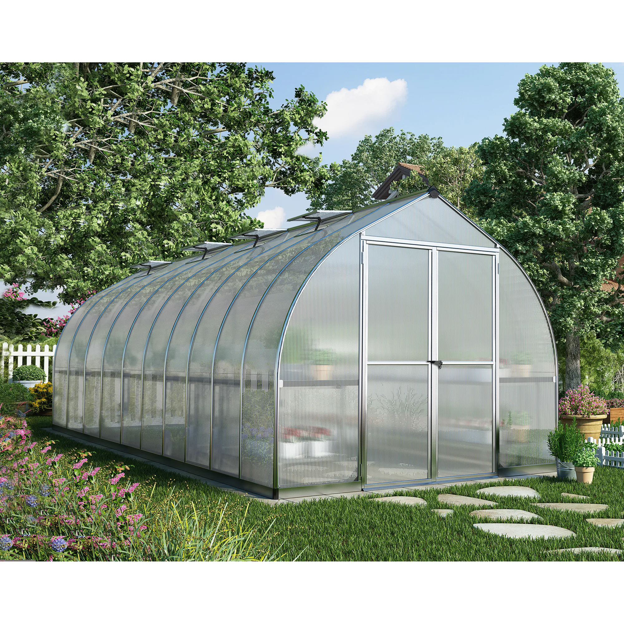 Tunnelväxthus Canopia Kivik 14,7 m²