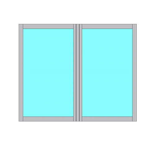 Fast Fönsterparti Novoroom Energi 2-Delat