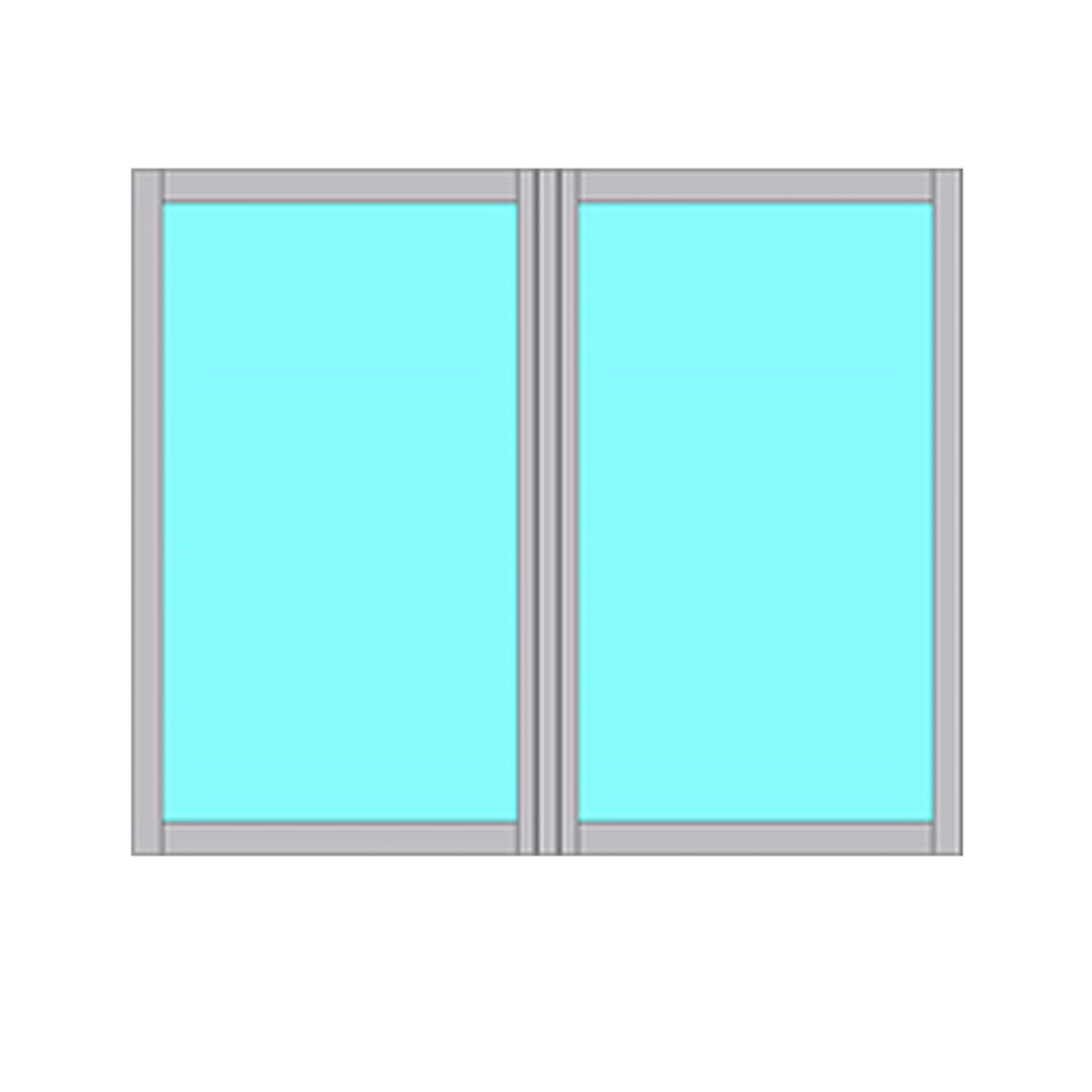 Fast Fönsterparti Novoroom Energi 2-Delat