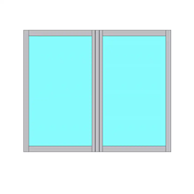 Fast Fönsterparti Novoroom Energi 2-Delat