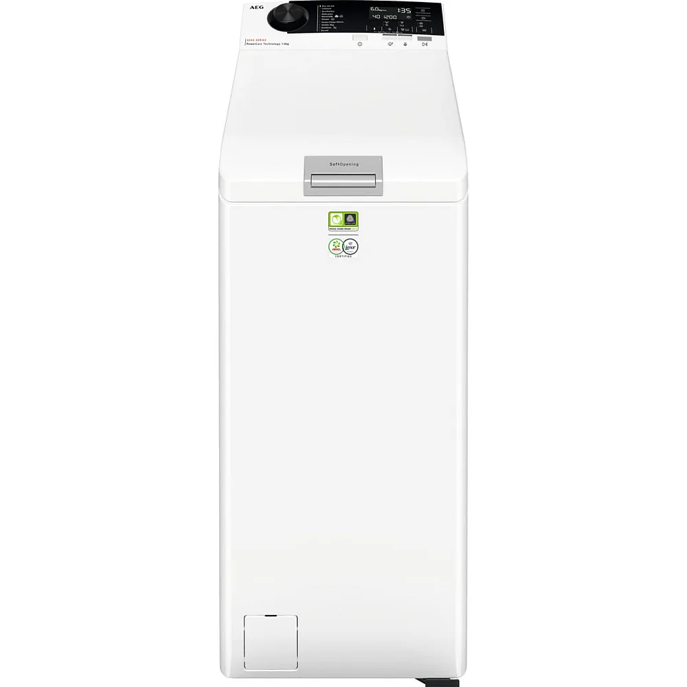 Toppmatad Tvättmaskin AEG LTR8A631E1 8000-serien Vit med PowerCare och ProSteam