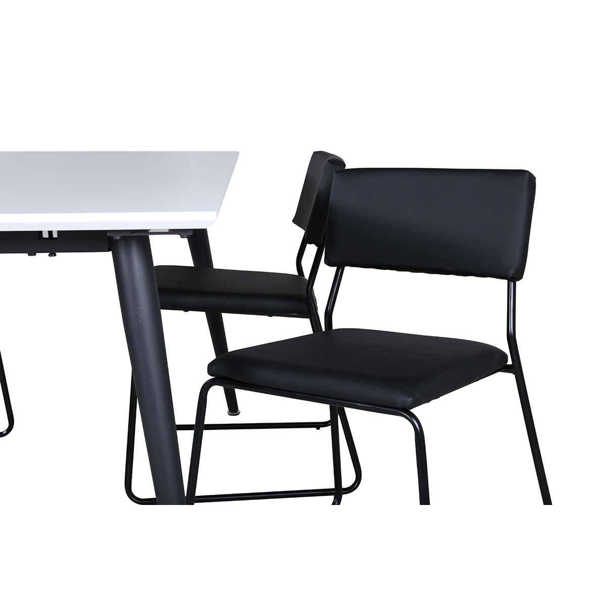 Matgrupp Venture Home Jolie med 4 Kungshamn Stolar Konstläder