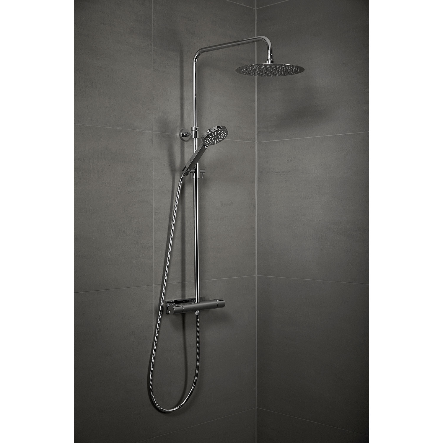 Takduschset INR Mist med 3-funktionshanddusch