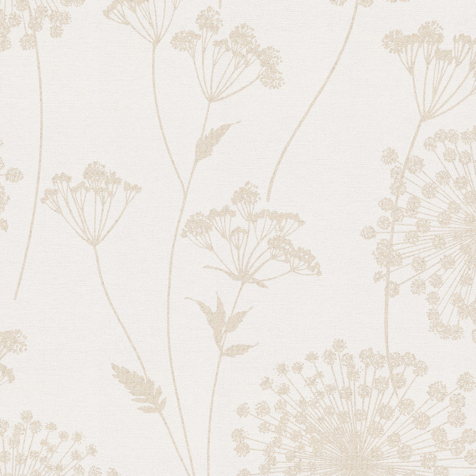 Tapet WOW Field Beige Blommor