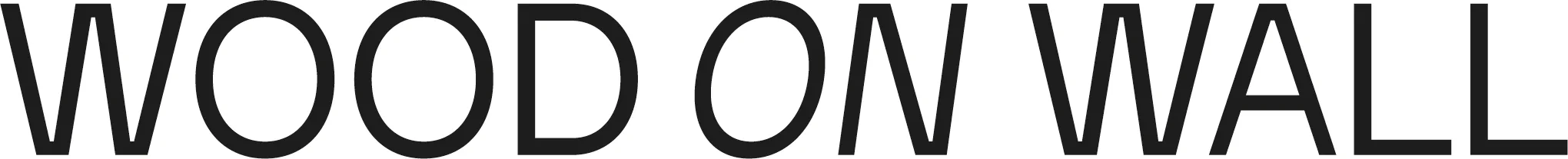Wood on wall logo