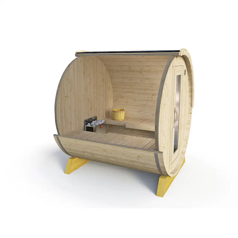 Bastutunna Nordkapp.NU Wall Byggsats i Norrländsk Gran