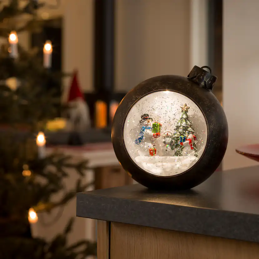 Juldekoration Gnosjö Konstsmide Julgranskula Snögubbar