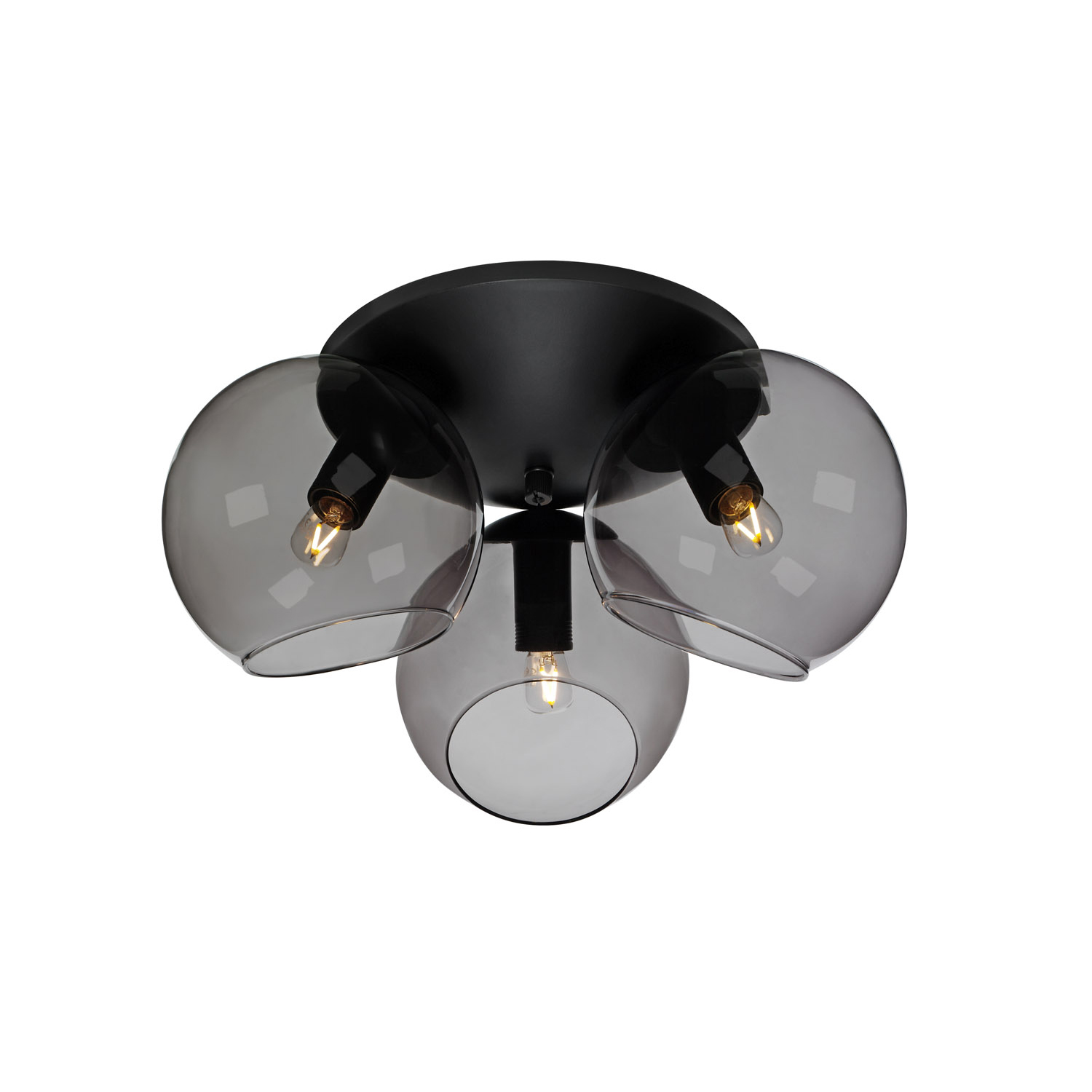 Plafond Cottex Capella Taklampa med 3 Glaskupor