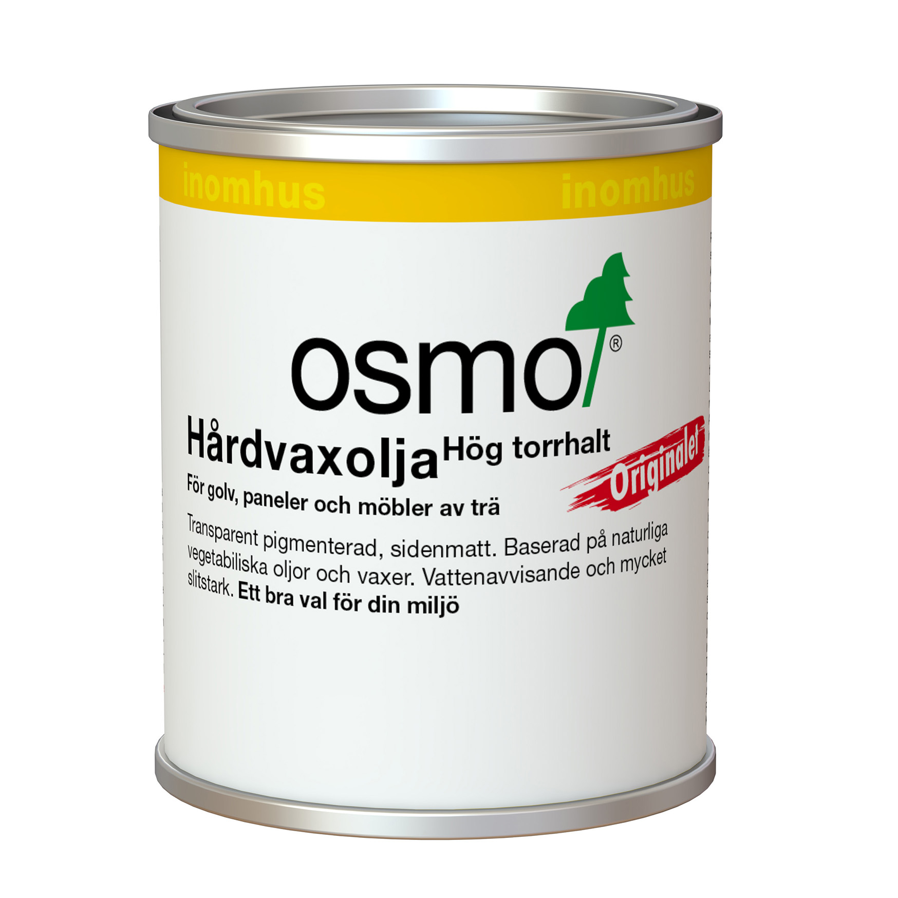 Hårdvaxolja Osmo 3062 för Trägolv 0,125 Liter