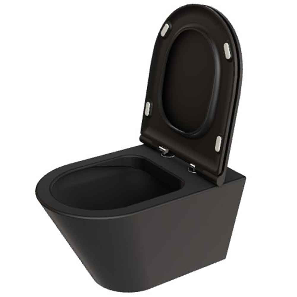 Vägghängd Toalettstol Lavabo Forma