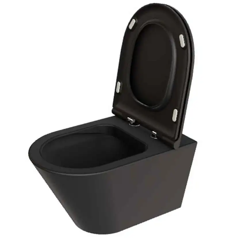 Vägghängd Toalettstol Lavabo Forma