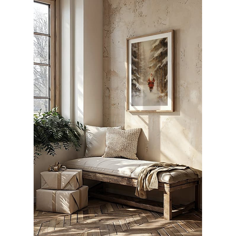 Poster Gallerix Santa Claus Winter Walk