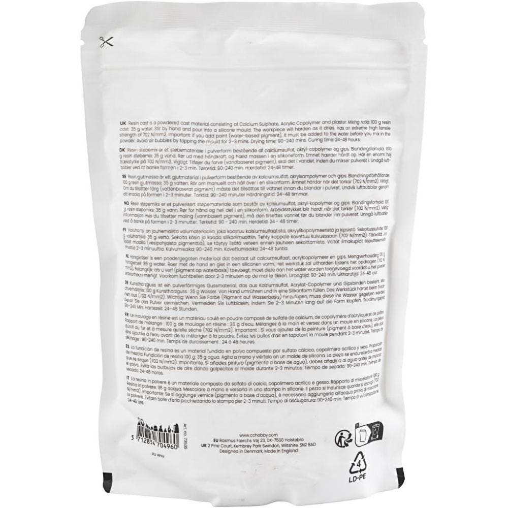 Resin Gjutmassa Creativ Company 800 g