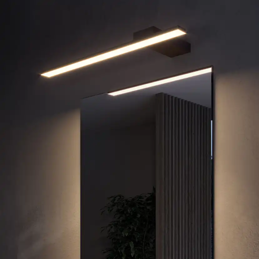LED-armatur Lady 700 230V/13W svart Bredd: 700 mm
